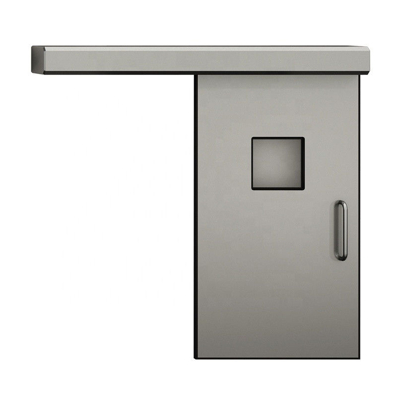 Grey Laboratory Clean Room Sliding-Medische Schone de Zaal van het Deurenstaal Deur