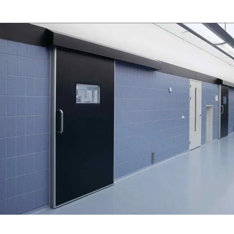 Van de het Ziekenhuisschuifdeur van SUS304 ICU het Roestvrije staal Schone Zaal Deur Enige Schommeling