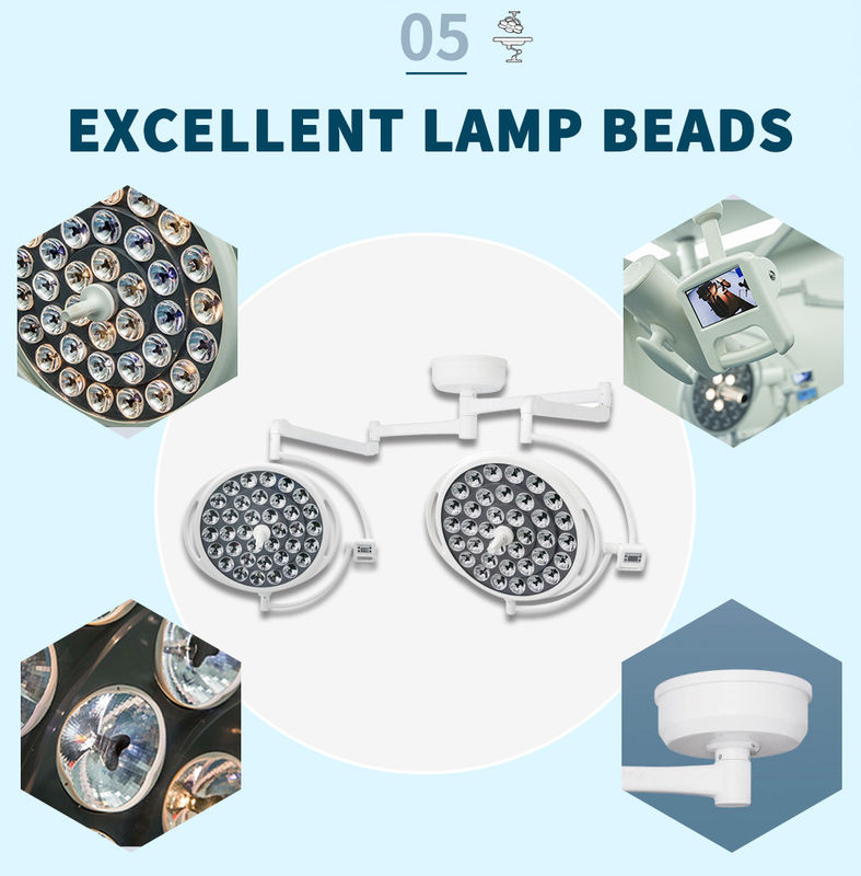van LEIDENE van 50Hz 60Hz het Werkende Lamp Integrale Bezinning Type van de Chirurgische Lichte LEIDENE Shadowless