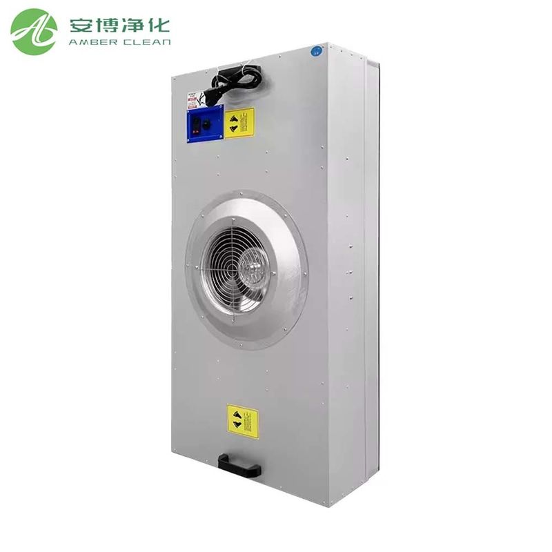 Koude plaat verf Laag vermogen Energiebesparende AC HEPA ventilatorfiltereenheid H14 filter