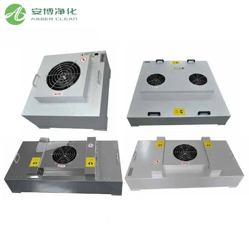 HEPA-filtratiecoat Staalmateriaal Cleanroom Fan Filter Eenheden