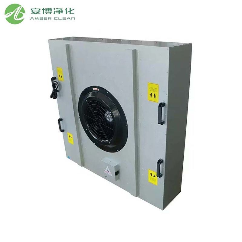 Gecustomiseerde grootte gegalvaniseerd staal FFU ventilator filter unit met HEPA filter