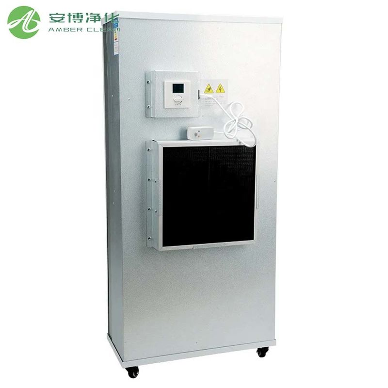 Gegalvaniseerd staal AC 380V/50HZ ventilatorfilter met HEPA-filter