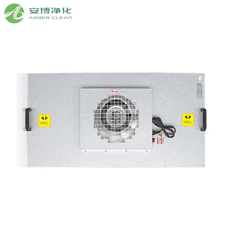 Gegalvaniseerd staal AC 380V/50HZ ventilatorfilter met HEPA-filter