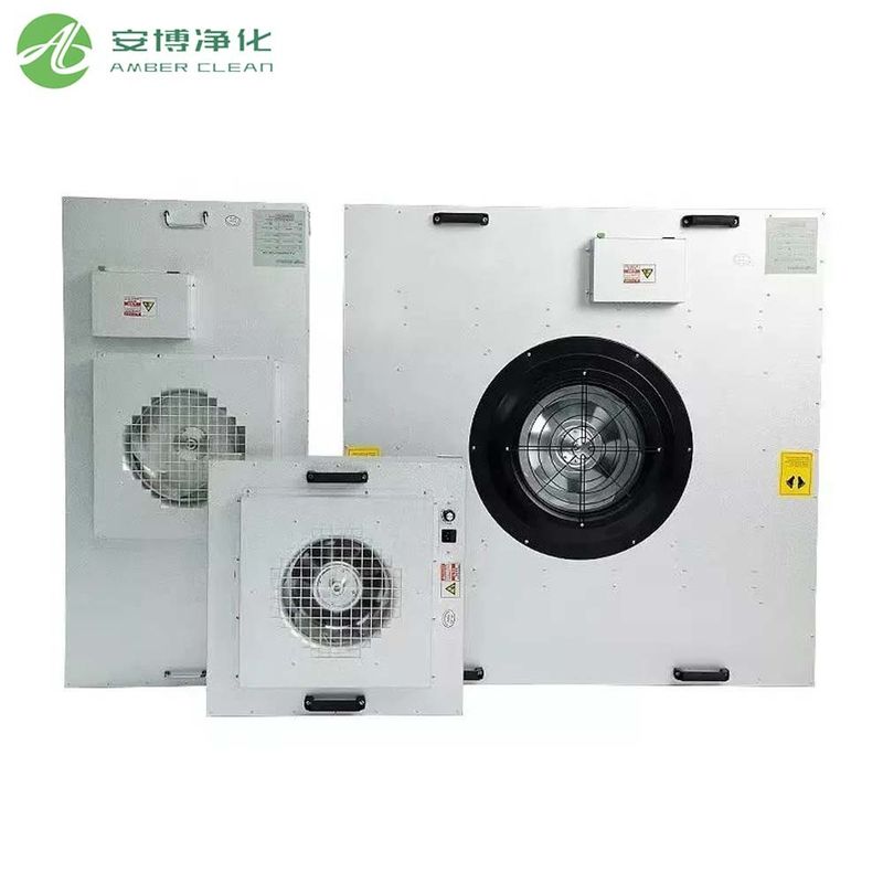 Gegalvaniseerd staal AC 380V/50HZ ventilatorfilter met HEPA-filter