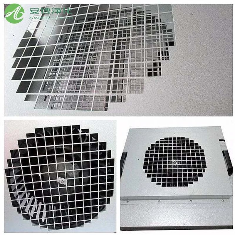 AMBER Klasse 100 Gegalvaniseerd Staal 46KG Filterventilatoreenheid AC 220V/50HZ