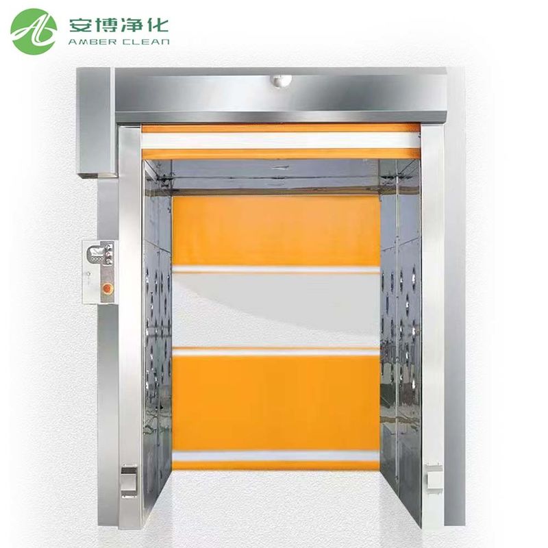 Custom GMP Workshop HEPA Filter PVC sluiter deur SUS201 Cargo Air Douche