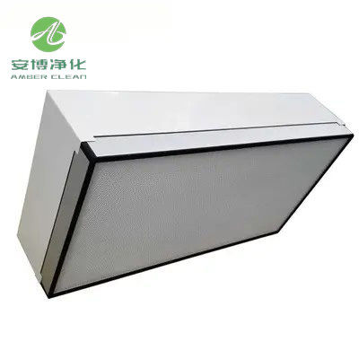 AMBER gegalvaniseerd staalplaat 6 inch ventilatorfilter HEPA FFU 600*1200*285mm Grootte