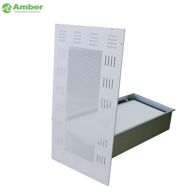 AMBER Klasse 100 99,99%@0,3 μM H13 HEPA FFU met een lager afneembare vormgeving