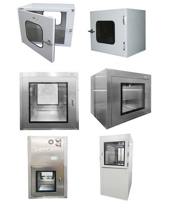 SUS201 de Doosgmp van de roestvrij staalpas Laminaire Cleanroom van de Luchtstroom Pas door Doos