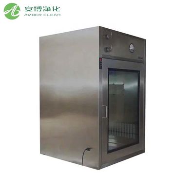 AMBER SUS304 Laminar Flow Cleanroom Pass Through Mechanical Interlock