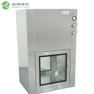 Automatische controle lucht douche pass box met UV lamp